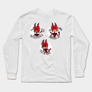 Alastor sticker power pack 2 Long Sleeve T-Shirt